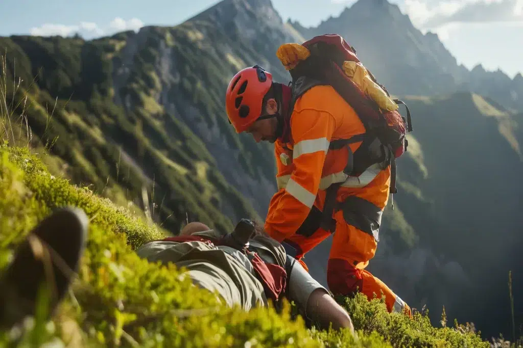 Randonnée cauchemar chute