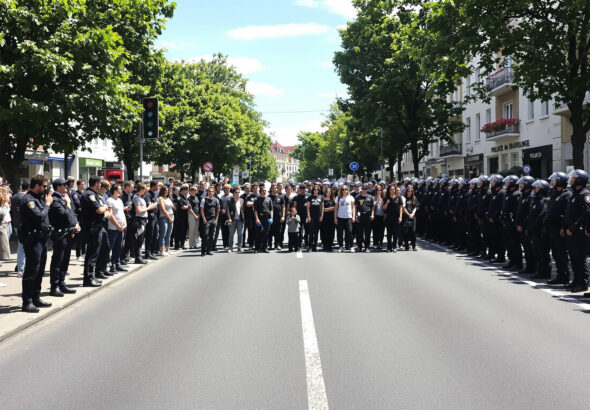 manifestation_adolescents_policiers