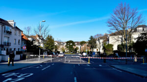 Rue s&eacute;curis&eacute;e apr&egrave;s incident